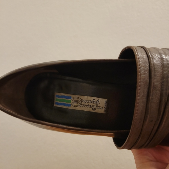 2 For $20- Brown Vintage Leather Mary Jane Style Heels - Picture 5 of 9